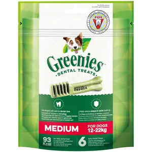 170g Friandises Greenies Soin dentaire Medium - Friandises pour chien pas cher