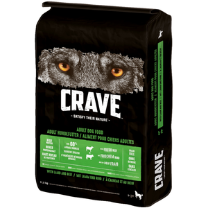 11,5kg Crave Adult agneau, boeuf - Croquettes pour chienVendu parzooplus