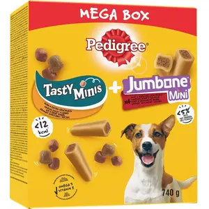 Pedigree Récompense pour chien - Mega Box Mix Tasty Minis Jumbone - 740g pas cher