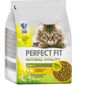 Perfect Fit Natural Vitality Adult 1+ poulet, dinde pour chat - 2,4 kg