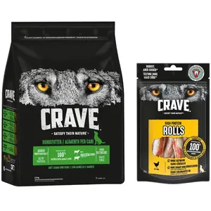 CRAVE Sac pour Chien avec Agneau et boeuf 2,8 kg pas cher