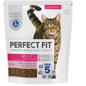 Comparateur de prix : Perfect Fit Sterile Adult 1+ Riche en saumon pour chat - 1,4 kg