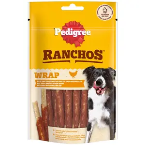 Pedigree Ranchos Wrap pour chien - poulet, 60 g pas cher
