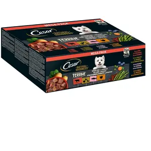 Cesar Natural Goodness sans céréales avec superaliments 48 x 100 g pou... pas cher
