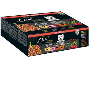 Cesar Natural Goodness sans céréales avec superaliments 48 x 100 g pou... pas cher