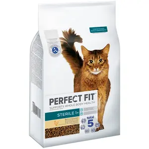 Perfect Fit Sterile Adult 1+ Riche en poulet pour chat - 7 kg pas cher