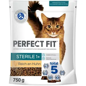 Comparateur de prix : Perfect Fit Sterile Adult 1+ Riche en poulet pour chat - 750 g