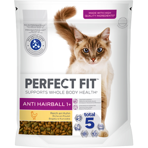 Perfect Fit Anti Hairball 1+ Riche en poulet pour chat - 750 g pas cher