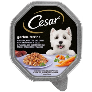 Mégapack Cesar 14 x 150 g pour chien - agneau, carottes, coriandre en gelée pas cher