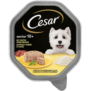 Comparateur de prix : Barquettes Cesar pour chien 8, 14, 24 x 150 ou 24 x 100 g : 15 % de re...