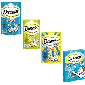 Dreamies Catisfactions Mix pour chat - saumon, fromage (60 g) pas cher