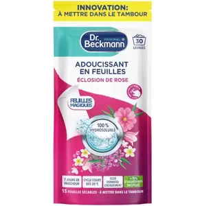 Comparateur de prix : Adoucissant DR BECKMANN Eclosion de rose x30