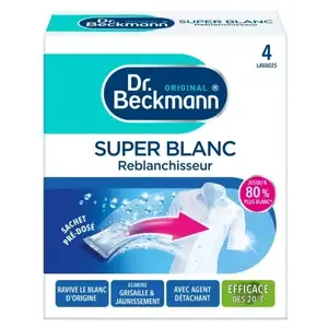 Comparateur de prix : DR BECKMANN Lingettes blanchissantes x15