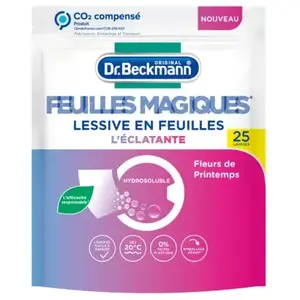Comparateur de prix : Lessive DR BECKMANN Feuilles Magiques L'Eclatante x25