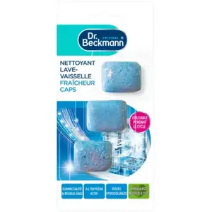 Comparateur de prix : DR. BECKMANN Nettoyant lave vaisselle fraicheur caps x3