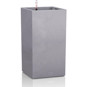Comparateur de prix : Lechuza - Jardinière canto Stone 30 High all-in-one Gris pierre Gris