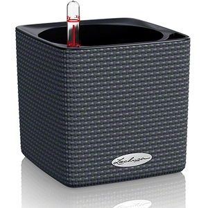 Comparateur de prix : LECHUZA Jardinière de table CUBE Color 14 ALL-IN-ONE Anthracite