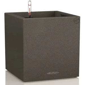 Comparateur de prix : LECHUZA Jardinière Canto Color Square 40 ALL-IN-ONE Graphite 13722