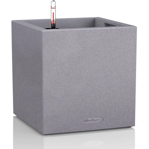 Comparateur de prix : Jardinière canto Stone 30 Low all-in-one Gris pierre Lechuza Gris