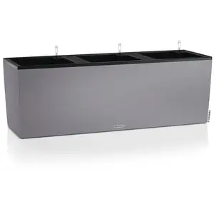 Comparateur de prix : LECHUZA Jardinière TRIO Stone 30 ALL-IN-ONE Gris pierre TU
