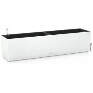 Comparateur de prix : Jardinière - Balconera color 80 - Kit complet - Blanc - 12 L - LECHUZA