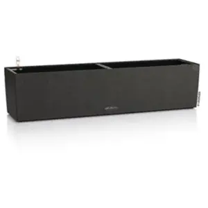 Comparateur de prix : Lechuza Balconera Stone 80 Kit Complet Noir Graphite, 79 x 19 x 19 cm