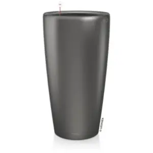 Comparateur de prix : LECHUZA Jardinière Rondo 32 ALL-IN-ONE charbon métallisé 15783 421464