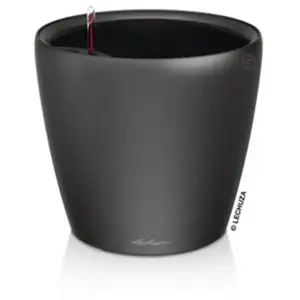 Comparateur de prix : LECHUZA Classico Premium LS 43 - kit complet, anthracite métallisé Ø 43 X 40