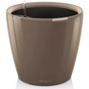 Comparateur de prix : Lechuza - Premium Classic Pot 43 Ensemble complet Taupe brillant - 43 cm
