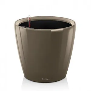 Comparateur de prix : Lechuza Classico Premium LS 35 - kit complet, taupe brillant Ø 35 X 33