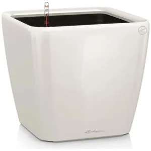 Comparateur de prix : LECHUZA Jardinière Quadro 43 LS ALL-IN-ONE Blanc brillant 16180