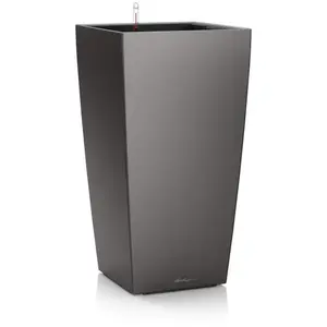 Comparateur de prix : LECHUZA Jardinière Cubico 50 ALL-IN-ONE Charbon 18164