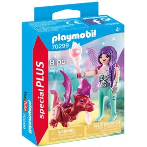Playmobil Le palais de princesses 70299 Fée avec bébé dragon pas cher