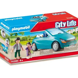 ACCENTUS MUSIC Playmobil City Life 70285 Un père avec sa fille et une décapotable
