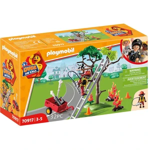 Comparateur de prix : PLAYMOBIL - 70917 - DUCK ON CALL - Pompier et chat - Multicolore - 225,1 g - 32 pièces