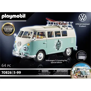 Comparateur de prix : PLAYMOBIL - Volkswagen T1 Combi - Edition spéciale - Classic Cars