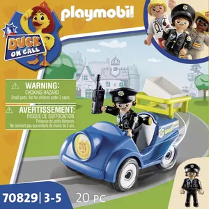PLAYMOBIL DUCK ON CALL - VOITURETTE DE POLICE pas cher