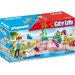Playmobil City Life 70593 Espace café pas cher