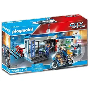 Comparateur de prix : Playmobil City Action 70568 Police Poste de police et cambrioleur