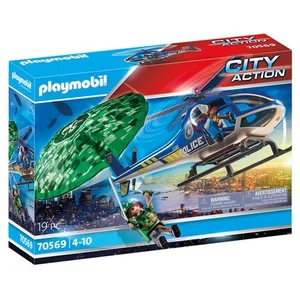 Comparateur de prix : Playmobil Les policiers 70569 Hélicoptère de police et parachutiste