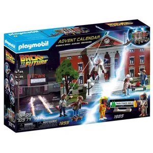 PLAYMOBIL - 70574 - Calendrier de l'Avent "Back to the Future" pas cher