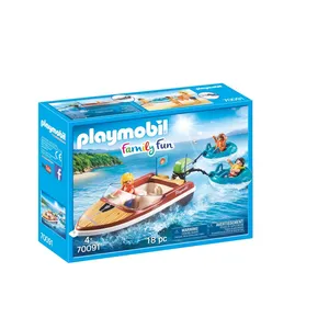 Comparateur de prix : Playmobil - Family Fun - 70091 - Bateau avec bouées et vacanciers