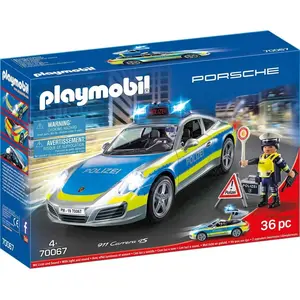 Comparateur de prix : PLAYMOBIL 70067 City action - figurines - Porsche 911 Carrera 4S Police