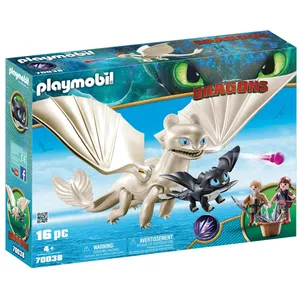 Comparateur de prix : PLAYMOBIL 70038 - Dragons 3 - Furie Éclair et bébé dragon avec enfants