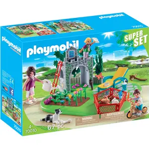 Comparateur de prix : Playmobil Playmobil 70010 - Superset Famille Et Jardin