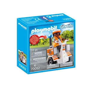 Comparateur de prix : PLAYMOBIL 70052 - City Life Les Secouristes - Secouriste et gyropode