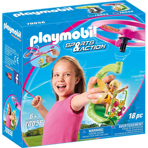 Comparateur de prix : Playmobil Playmobil Sports Et Action 70056 - Fée Avec Hélice Volante
