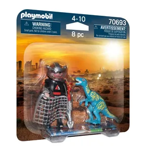 Comparateur de prix : Playmobil Duo 70693 Braconnier et Vélociraptor