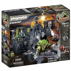 Comparateur de prix : Playmobil 70623 Dino Rock- Dino Rise- Dino Rise- Dinosaure Aventure