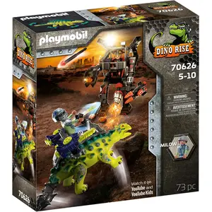Comparateur de prix : PLAYMOBIL - 70626 - Dino Rise - Saichania et Robot soldat